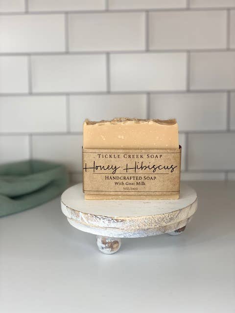 Goat Milk Soap Honey Hibiscus