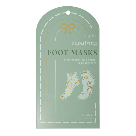 Holiday Foot Mask with Palo Santo & Peppermint 2ct