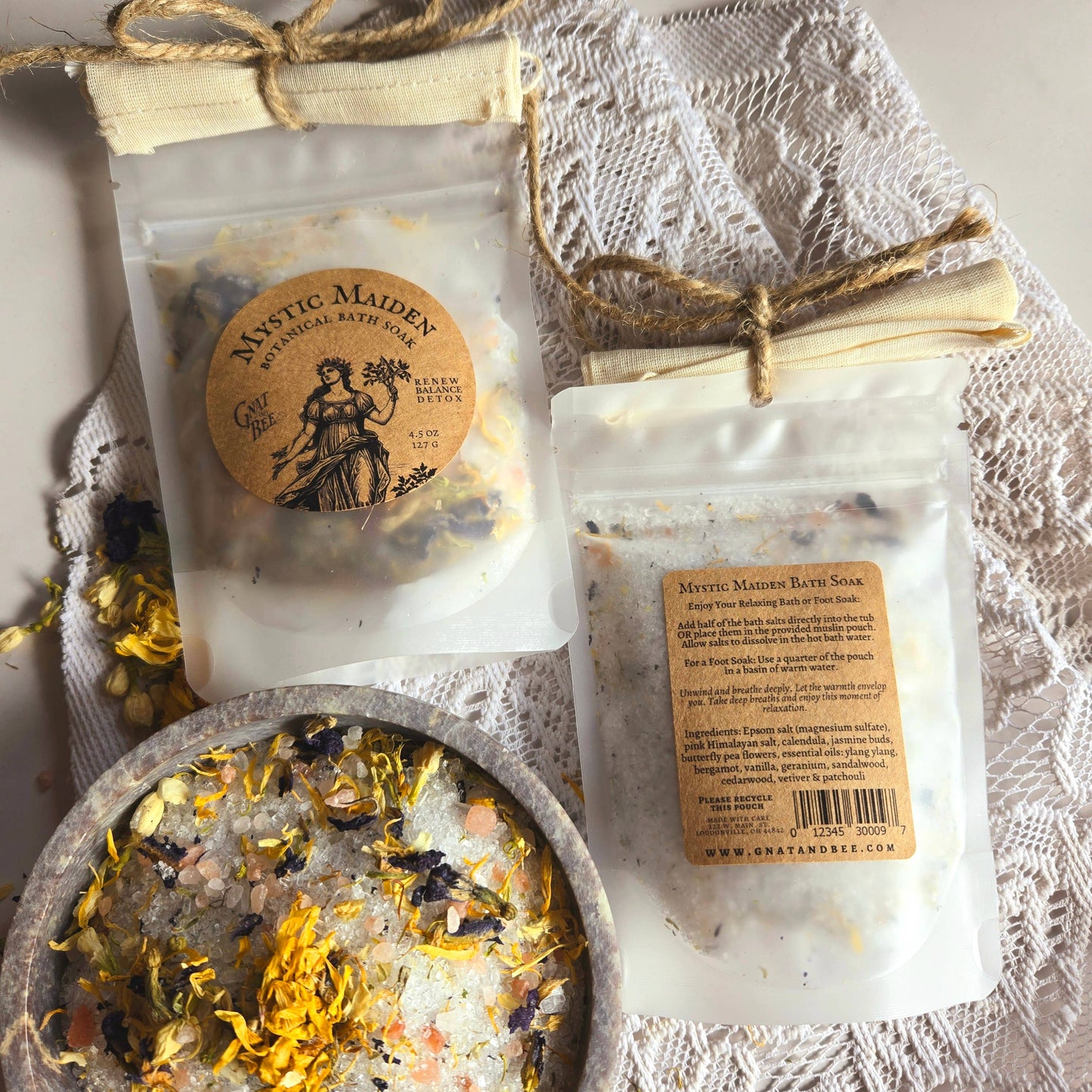 Mystic Maiden - Botanical, Color Shifting Bath Soak