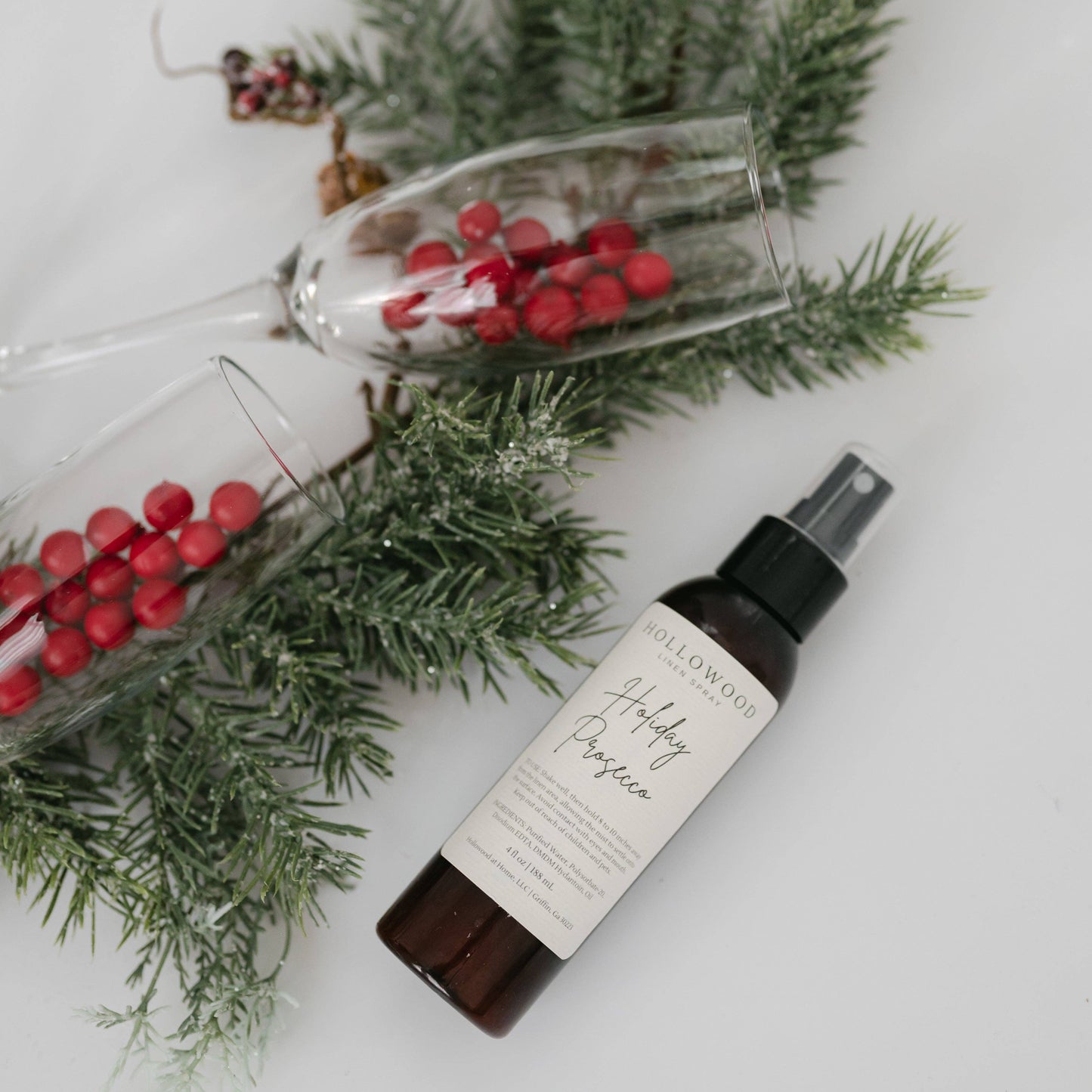 Holiday Prosecco Linen Spray