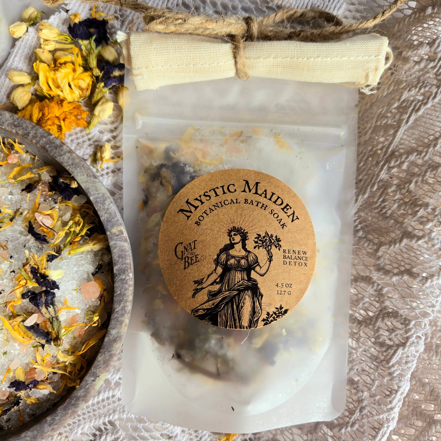 Mystic Maiden - Botanical, Color Shifting Bath Soak