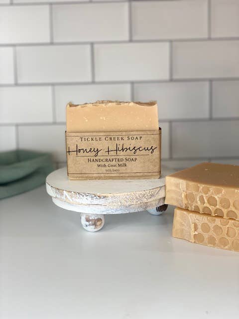 Goat Milk Soap Honey Hibiscus