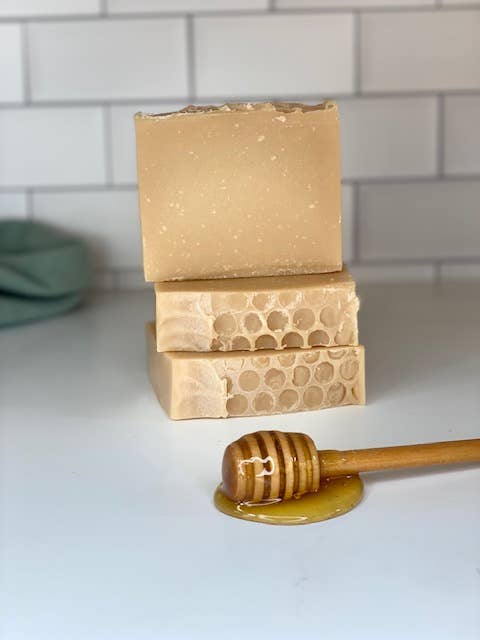 Goat Milk Soap Honey Hibiscus