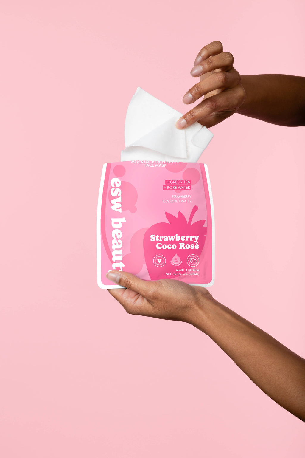 Strawberry Coco Rosé Soothing Biocellulose Mocktail Mask
