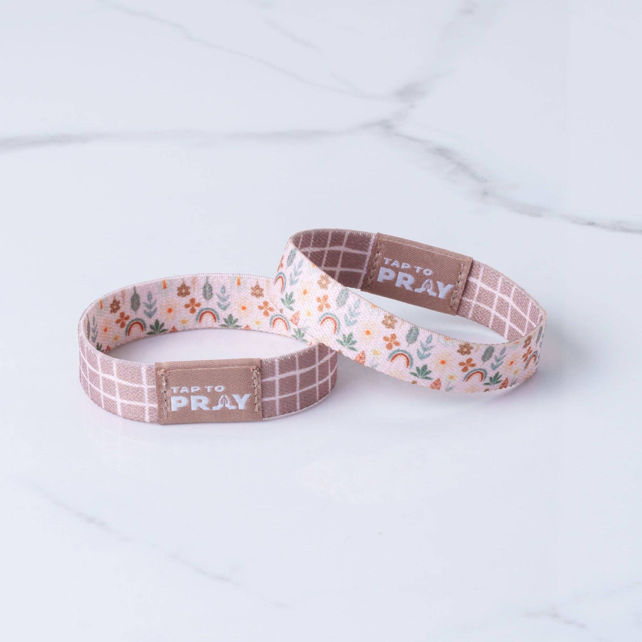 Tap To Pray® Wristband – Prairie & Plaid: X-Small