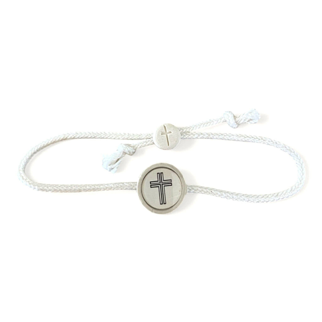 Tap To Pray® Survivor Series Bracelet: Coral + Cross