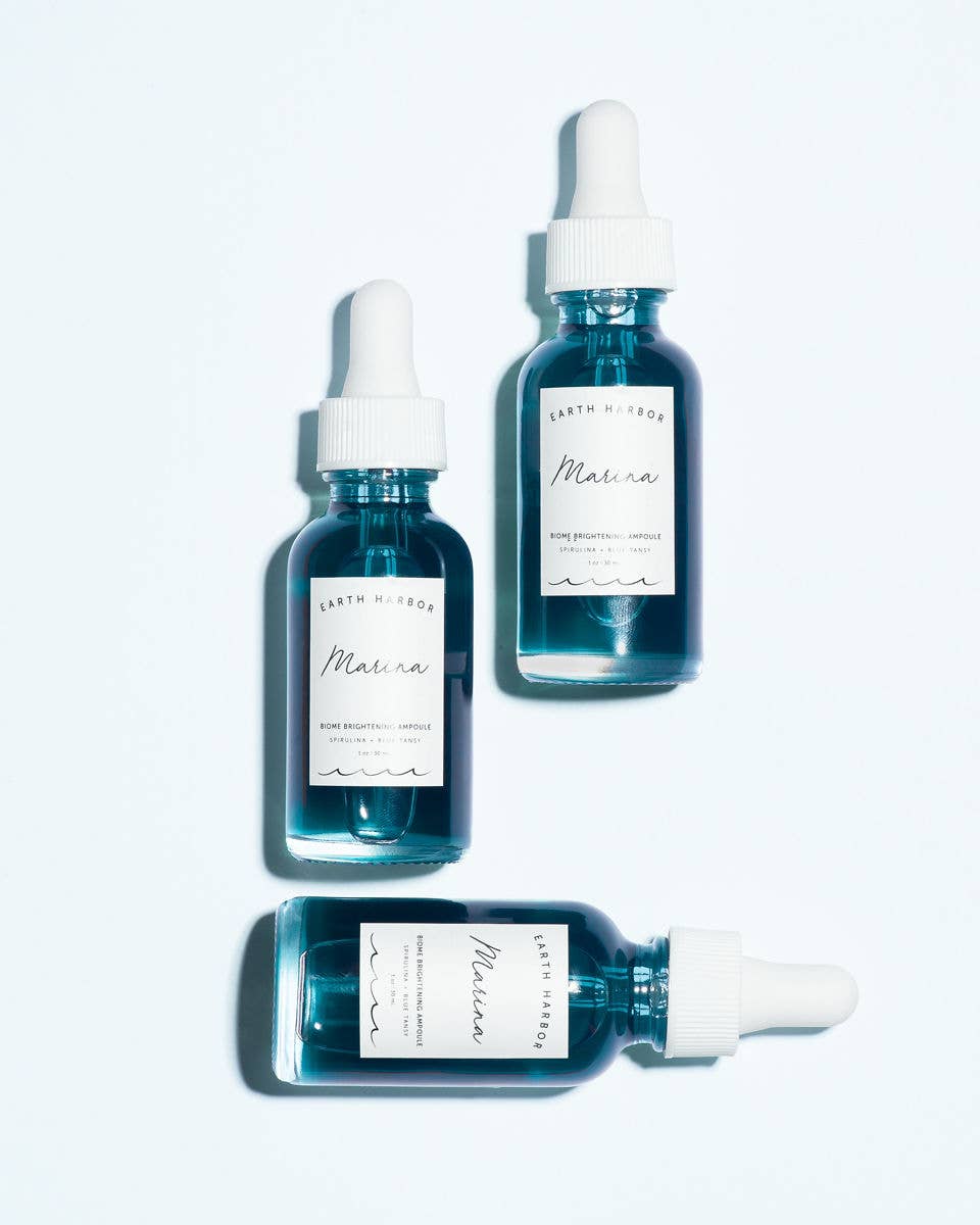 MARINA Biome Brightening Concentrate: Spirulina + Blue Tansy: 10 ml