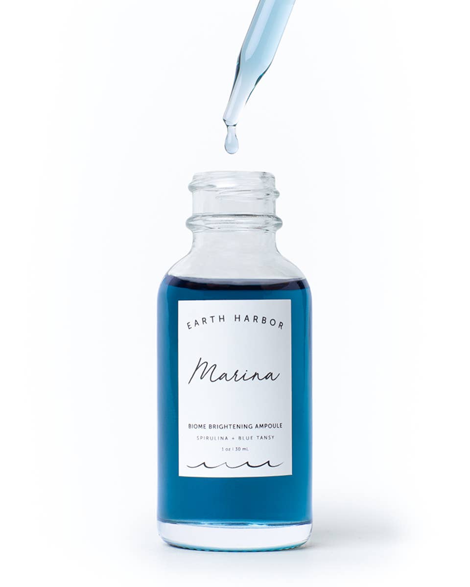 MARINA Biome Brightening Concentrate: Spirulina + Blue Tansy: 10 ml