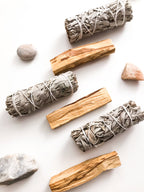 Sage Smudge + Palo Santo - Sustainably Grown Smudge Bundle: Palo Santo AND Sage