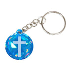 Tap To Pray® Acrylic Keychain: Black + Cross