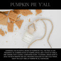 Pumpkin Pie Y'all Car Diffuser