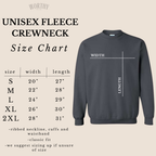Colorful Be Still Sweatshirt: Heather Charcoal / M