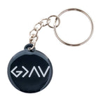 Tap To Pray® Acrylic Keychain: Black + Cross