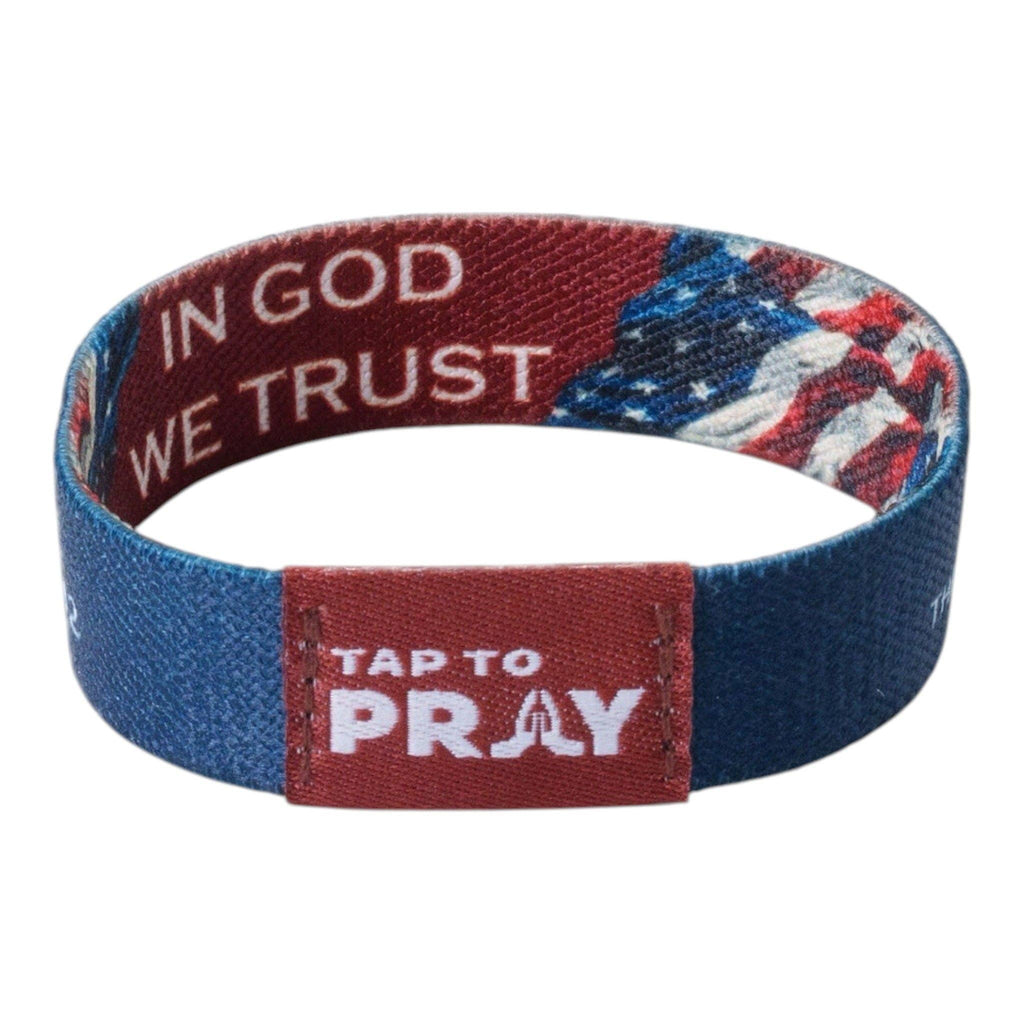 Tap To Pray® Wristband – Patriot: Large