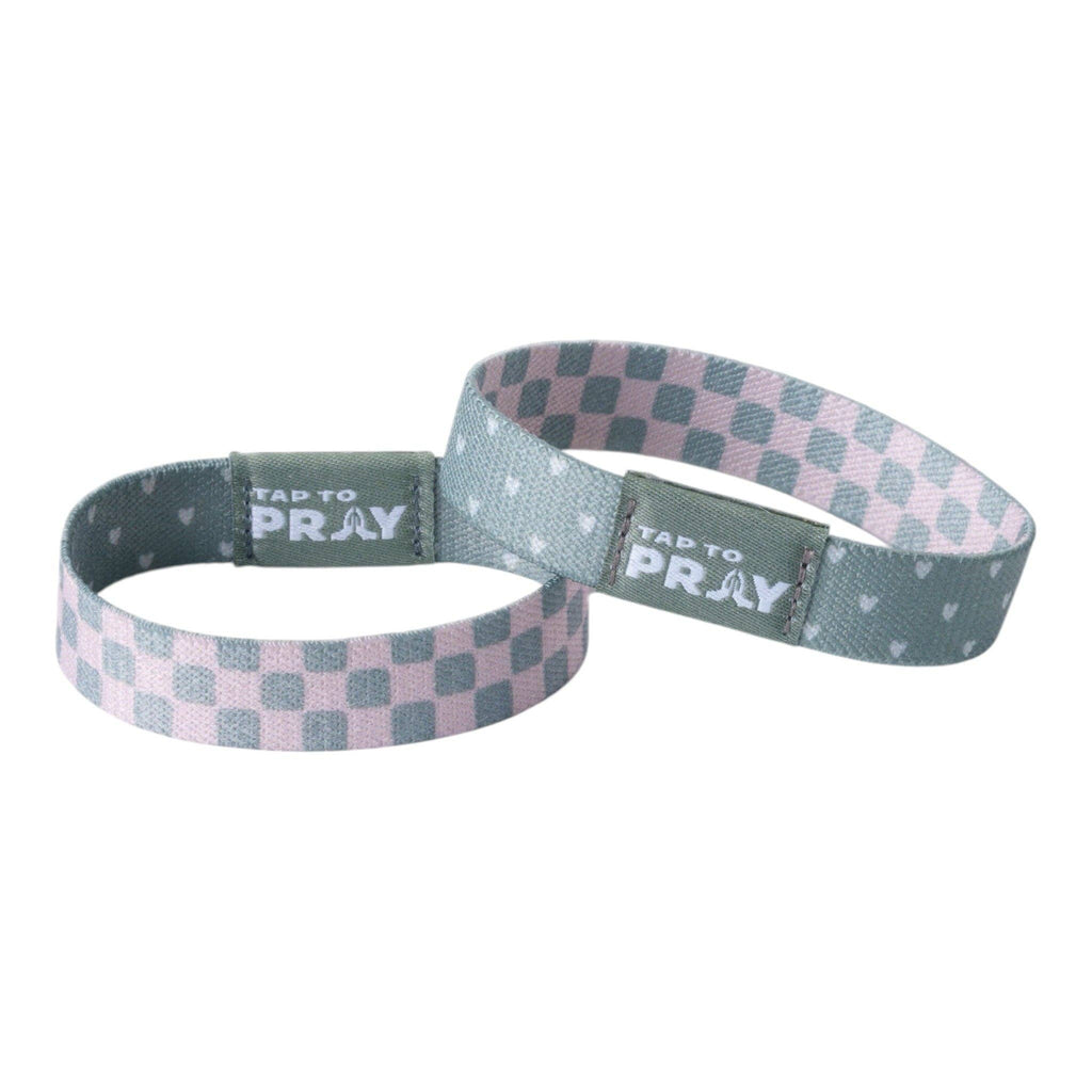 Tap To Pray® Wristband – Cottage & Tile: Small