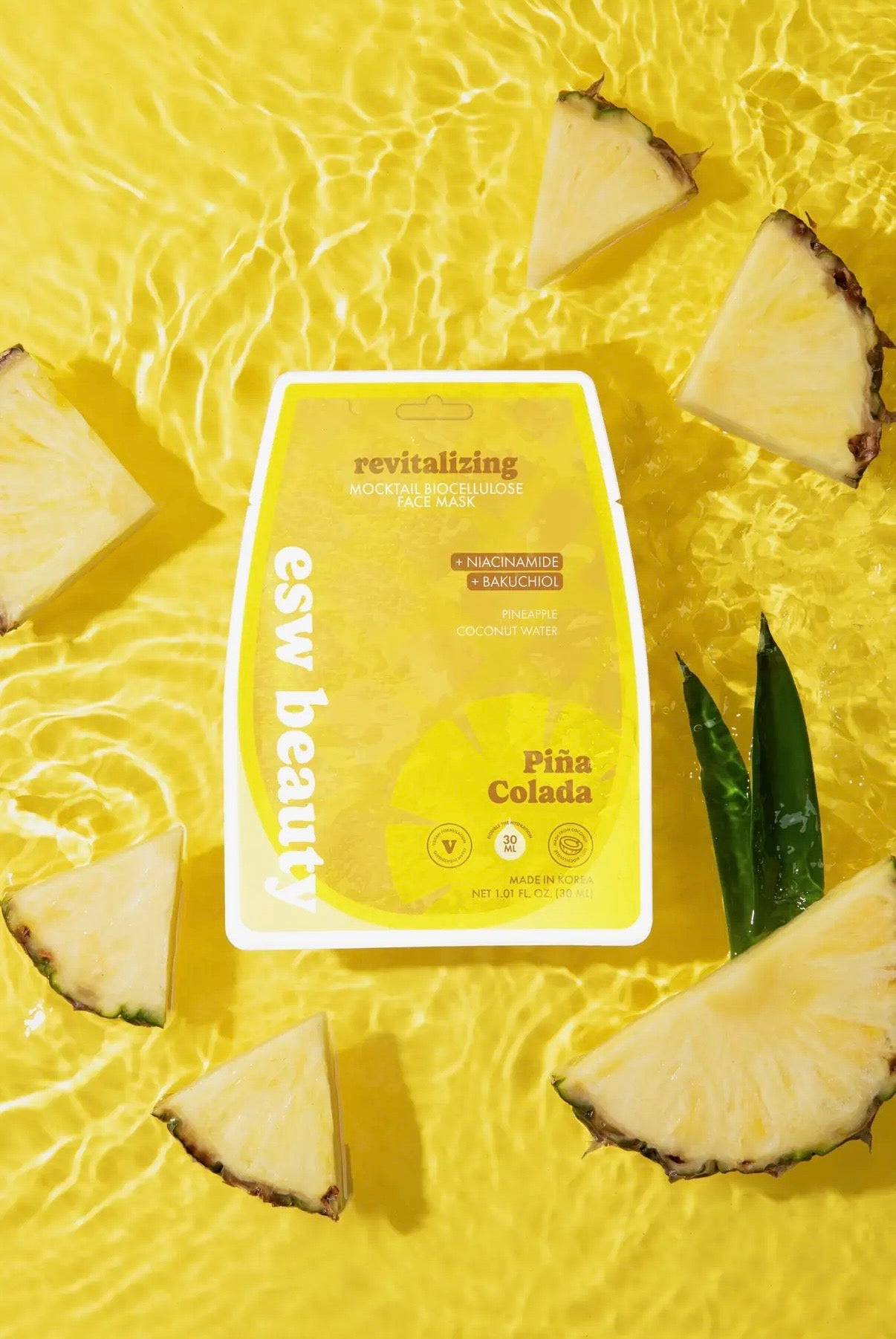 Pina Colada Mocktail Face Mask