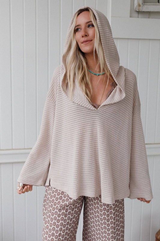 Serene Textured Top - Oatmeal