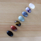 Half-Rounded Oval Pocket Stone / Cabochon - Bulk Crystals (Crystals & Stones): Quartz