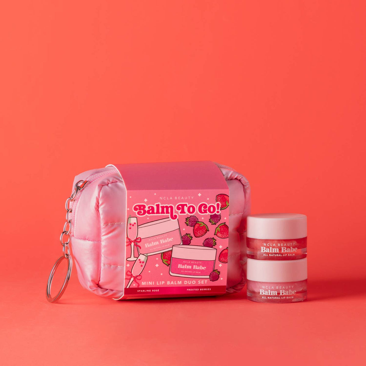 Mini Balms to Go! Keychain Set - Sparkling Rose/Berries