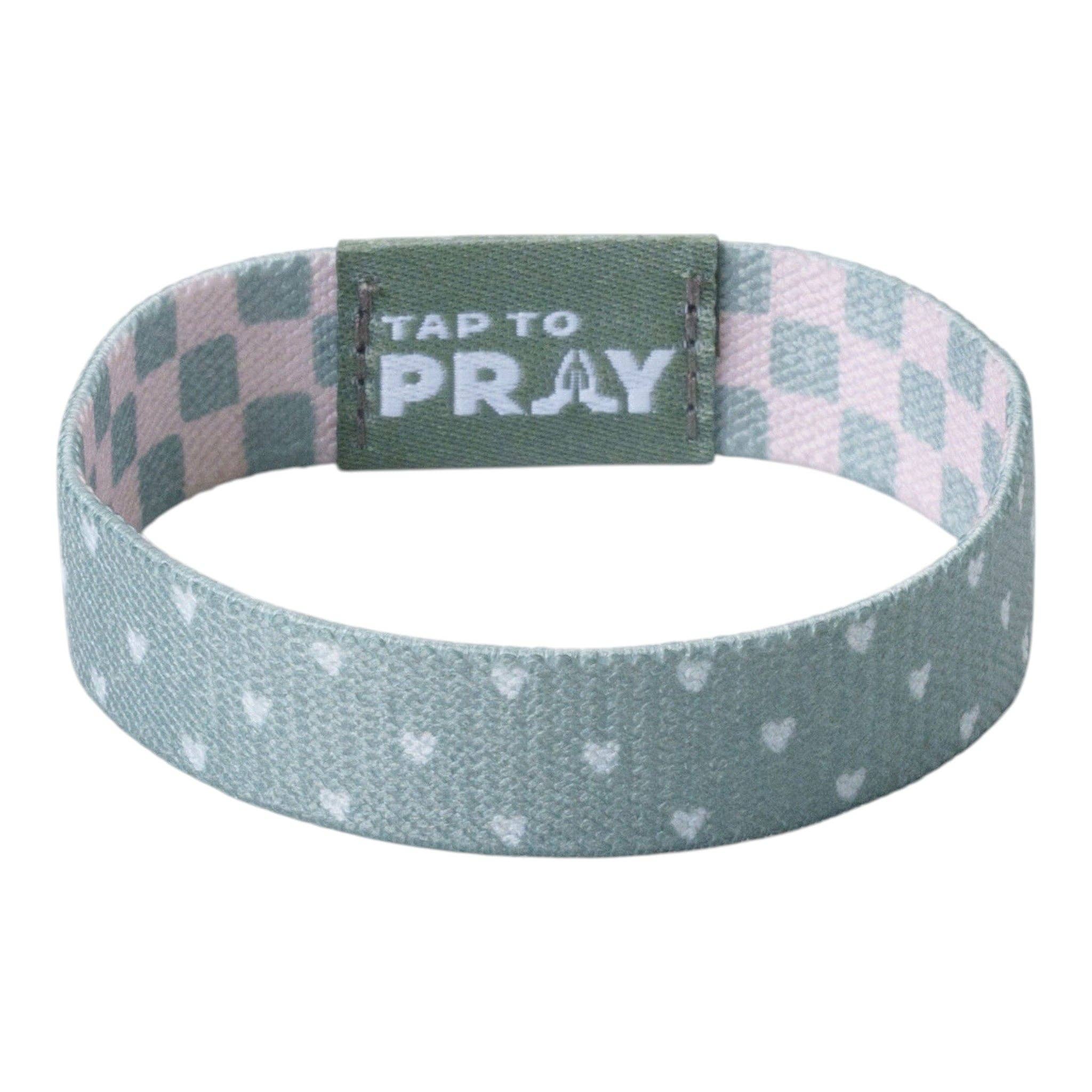 Tap To Pray® Wristband – Cottage & Tile: Medium