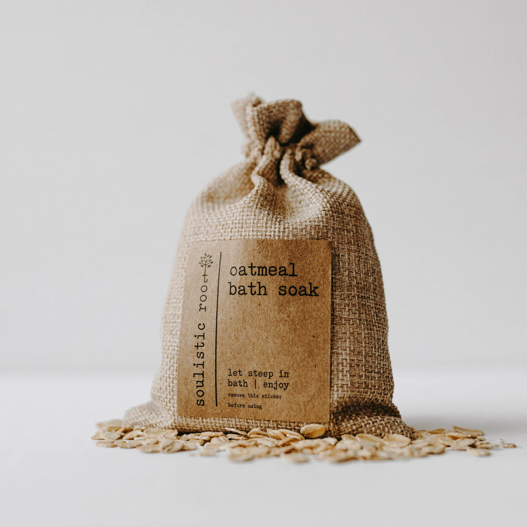 Herbal Oatmeal Bath Soak | Bath Tea- Lavender Rose Chamomile: Rose