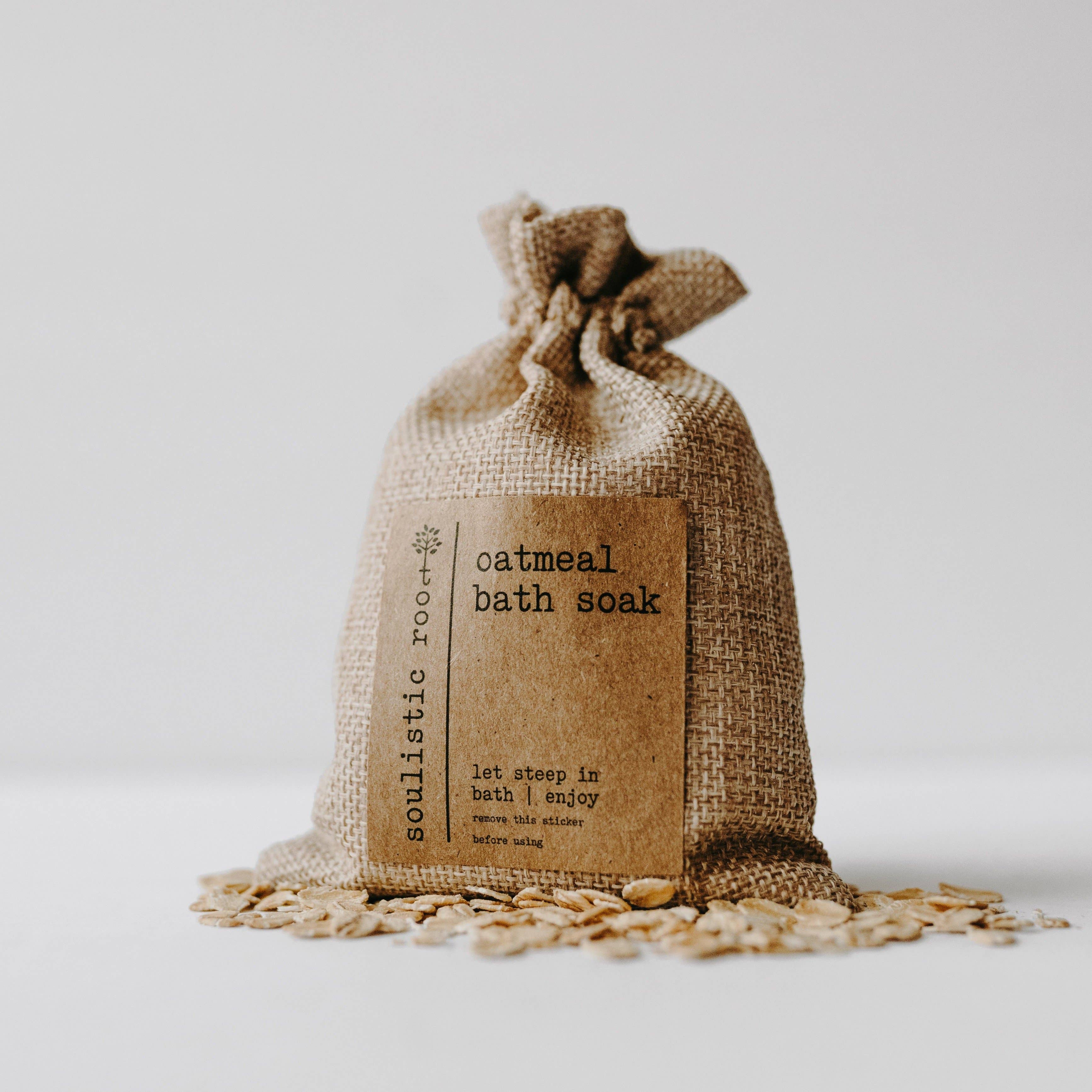Herbal Oatmeal Bath Soak | Bath Tea- Lavender Rose Chamomile: Rose