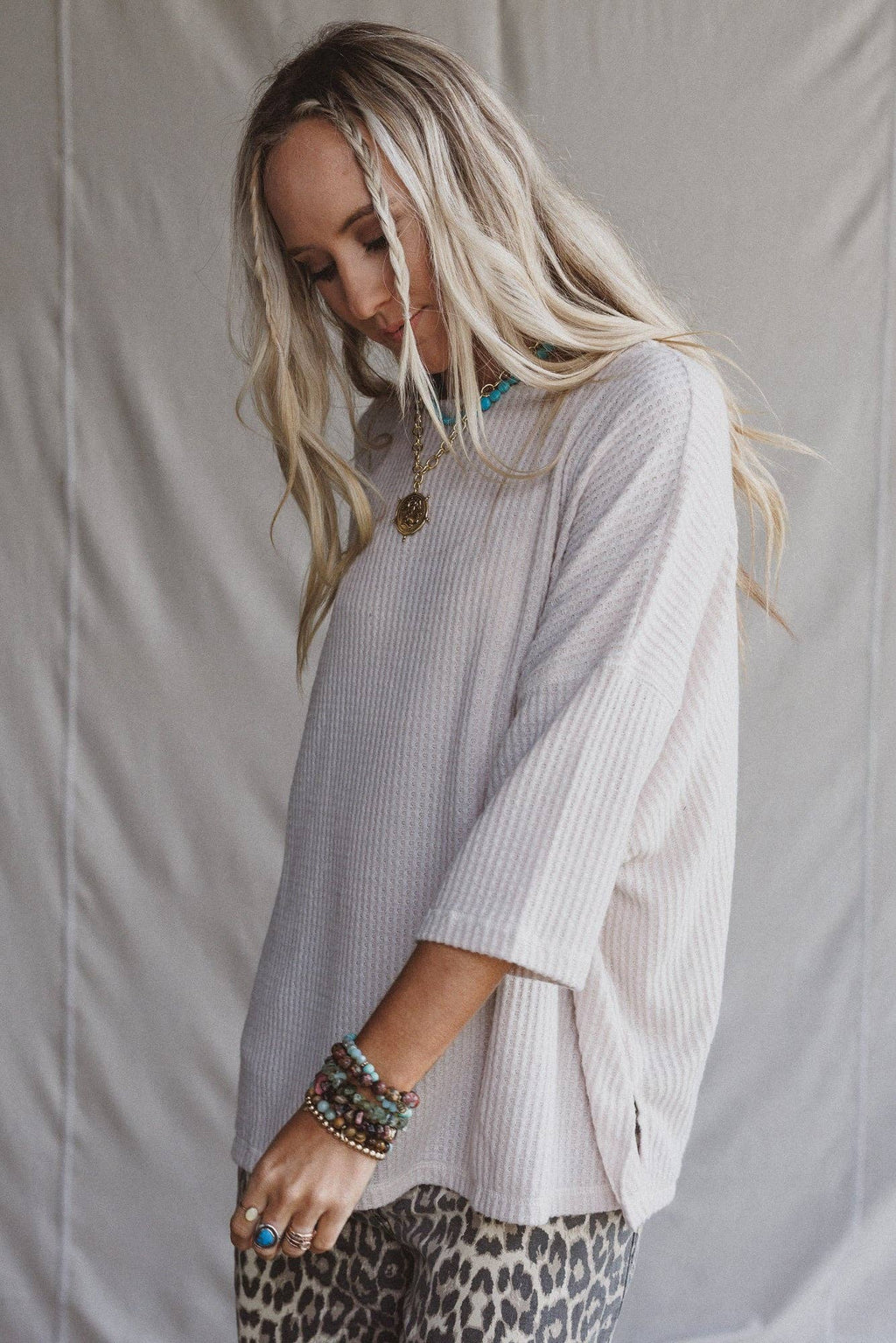 Airis Long Sleeve Top - Oatmeal