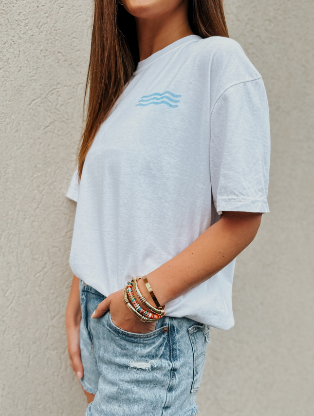 Be Still Tee: White / S