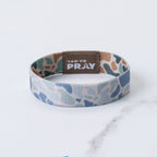 Tap To Pray™ Wristbands - River Rock Camo Classic & Sage: Small