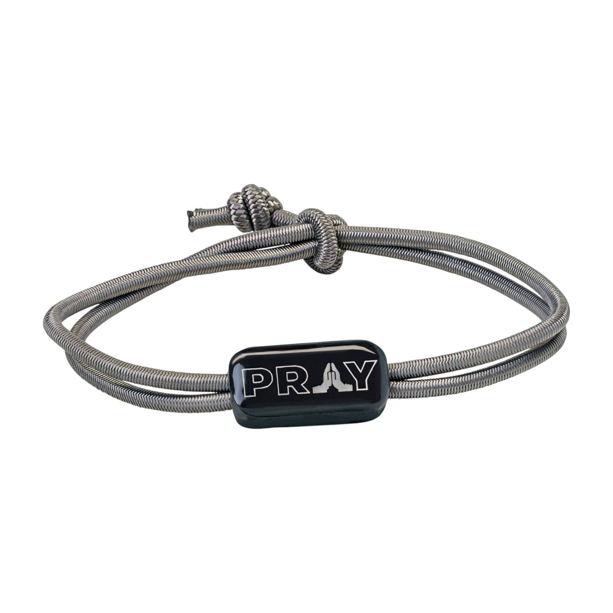 Tap To Pray® Survivor Series Tactical Bracelet: Camo Green + Cross