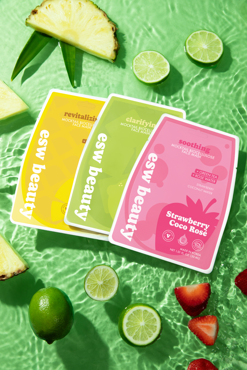 Strawberry Coco Rosé Soothing Biocellulose Mocktail Mask