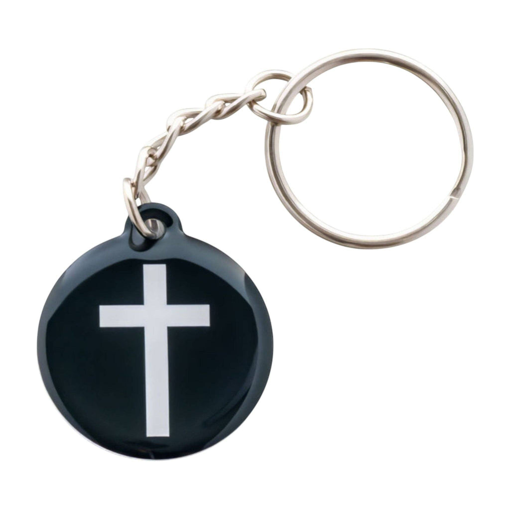 Tap To Pray® Acrylic Keychain: Mint + Cross