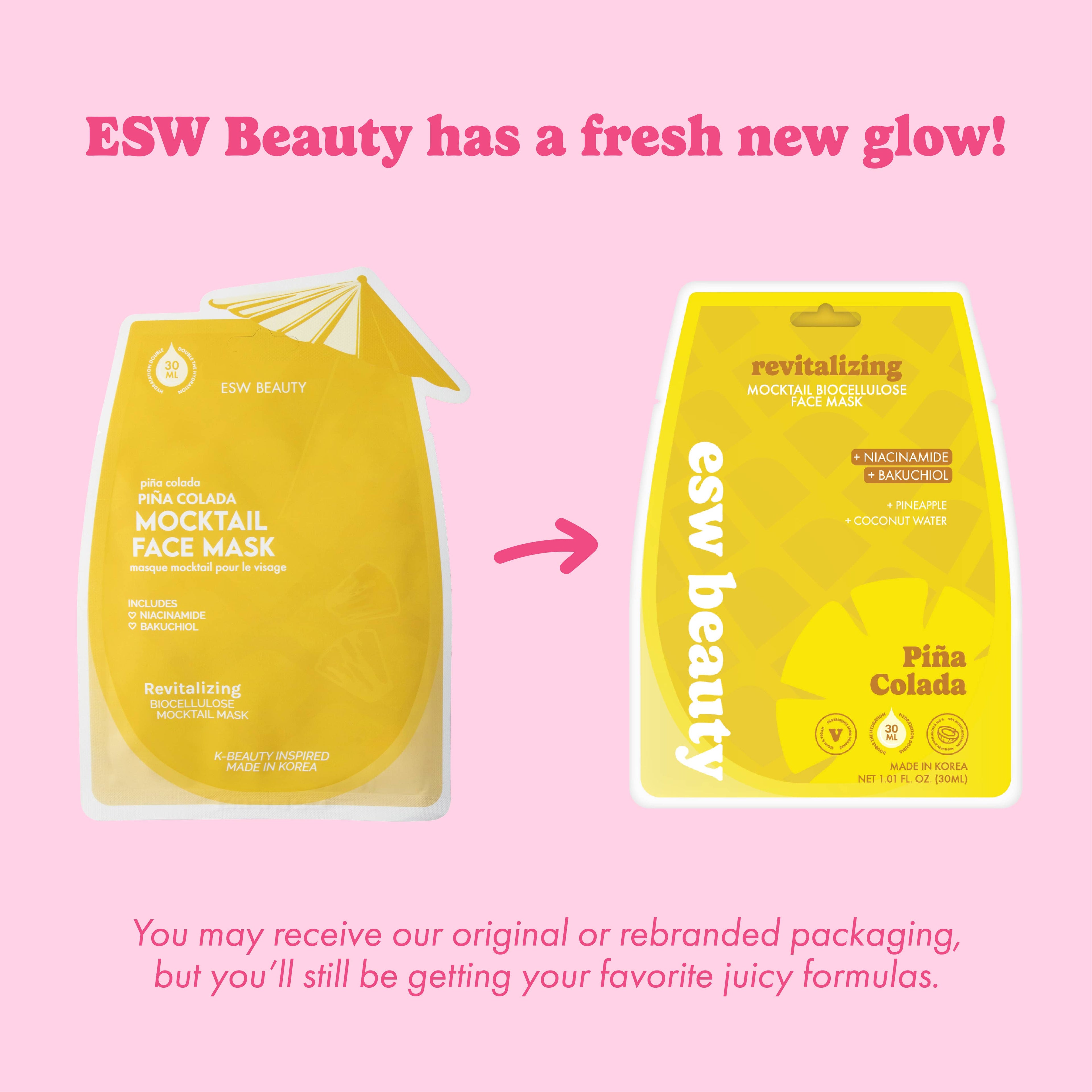 Piña Colada Revitalizing Biocellulose Mocktail Mask