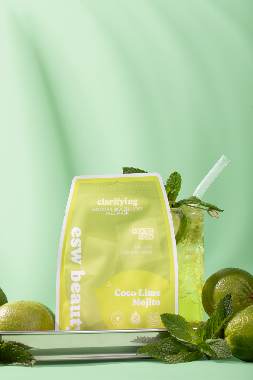 Coco Lime Mojito Clarifying Biocellulose Mocktail Mask