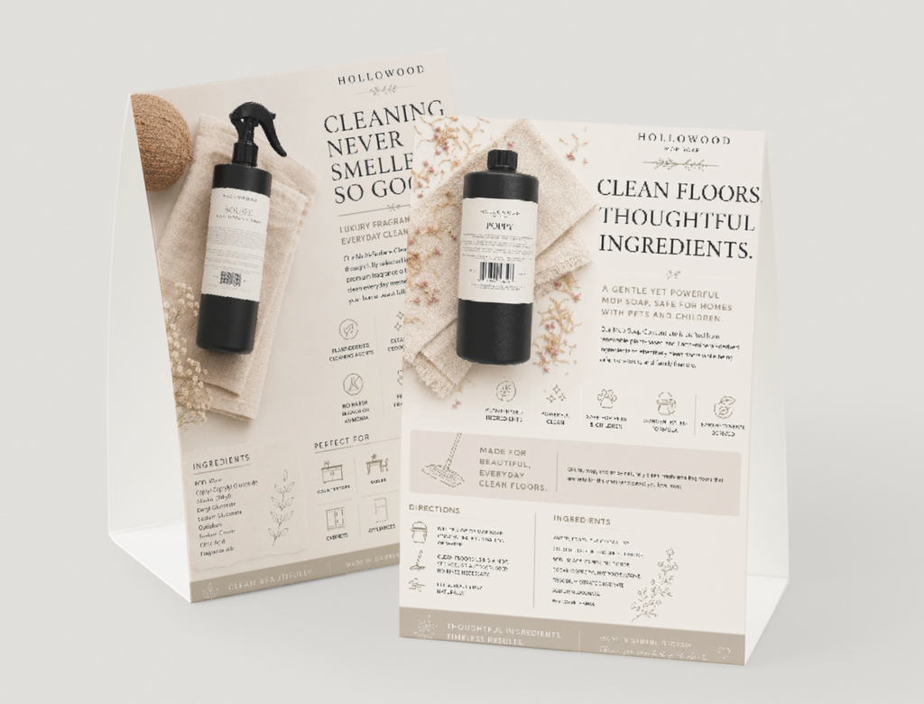Shelf Talkers: Room Spray / Laundry Soap