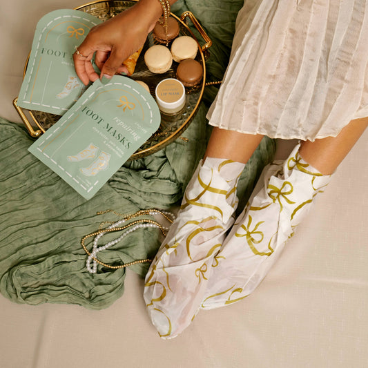 Holiday Foot Mask with Palo Santo & Peppermint 2ct