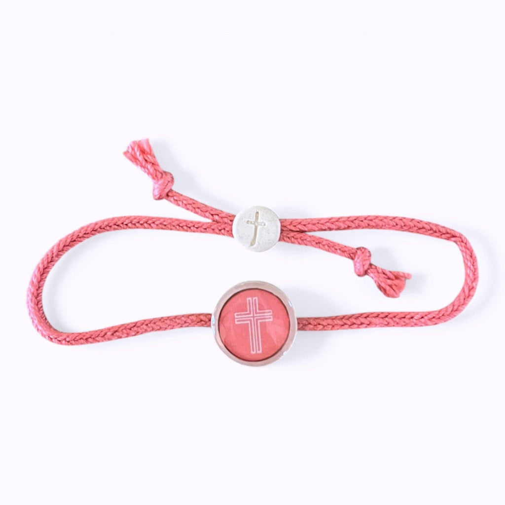 Tap To Pray® Survivor Series Bracelet: Vanilla + Cross