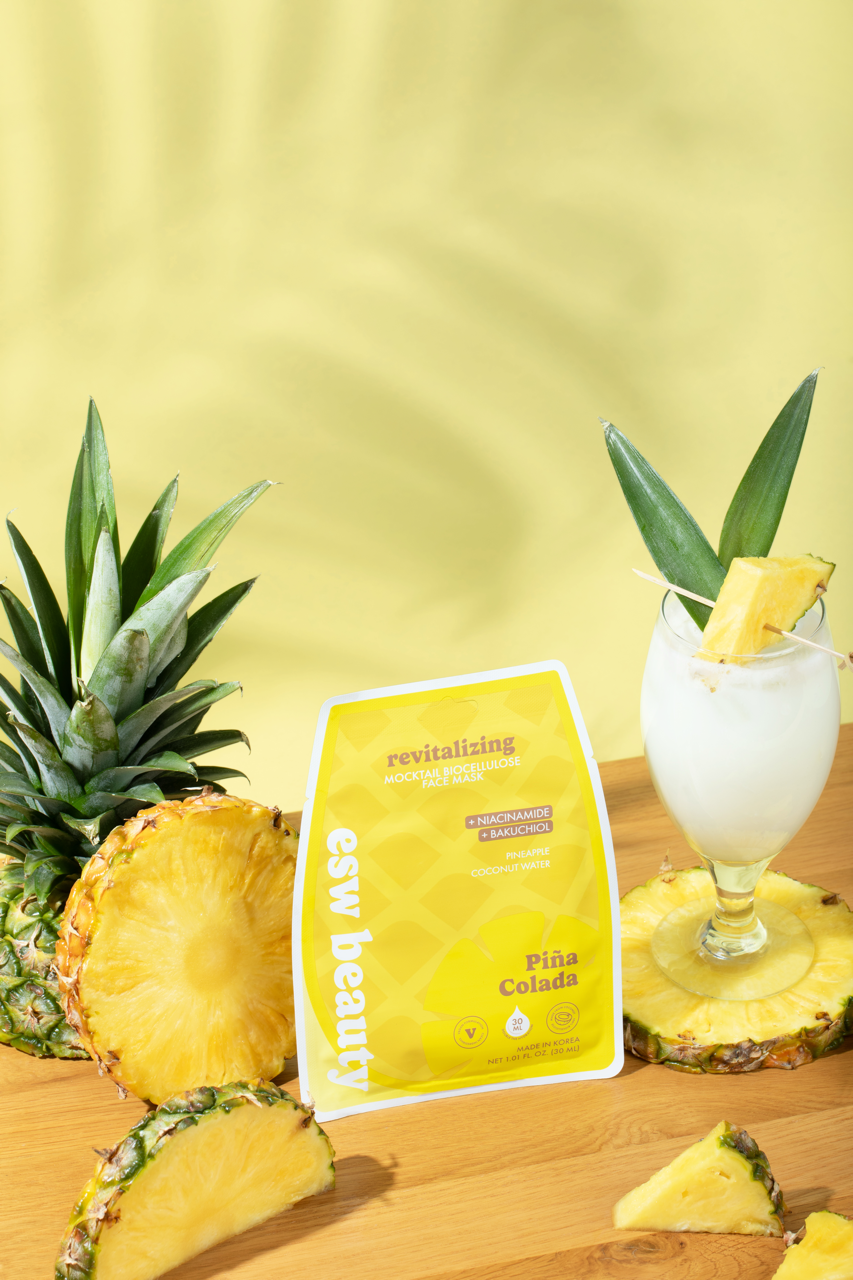Piña Colada Revitalizing Biocellulose Mocktail Mask