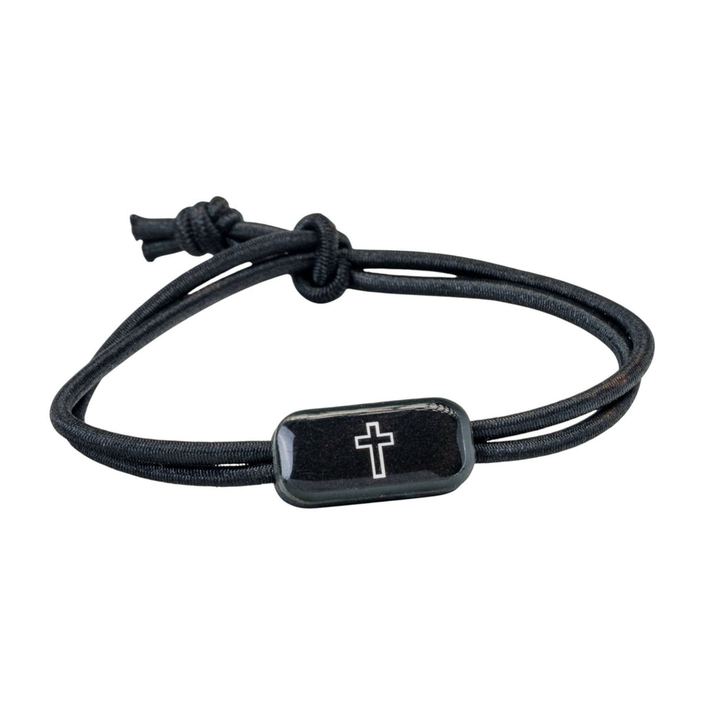 Tap To Pray® Survivor Series Tactical Bracelet: Camo Green + Cross