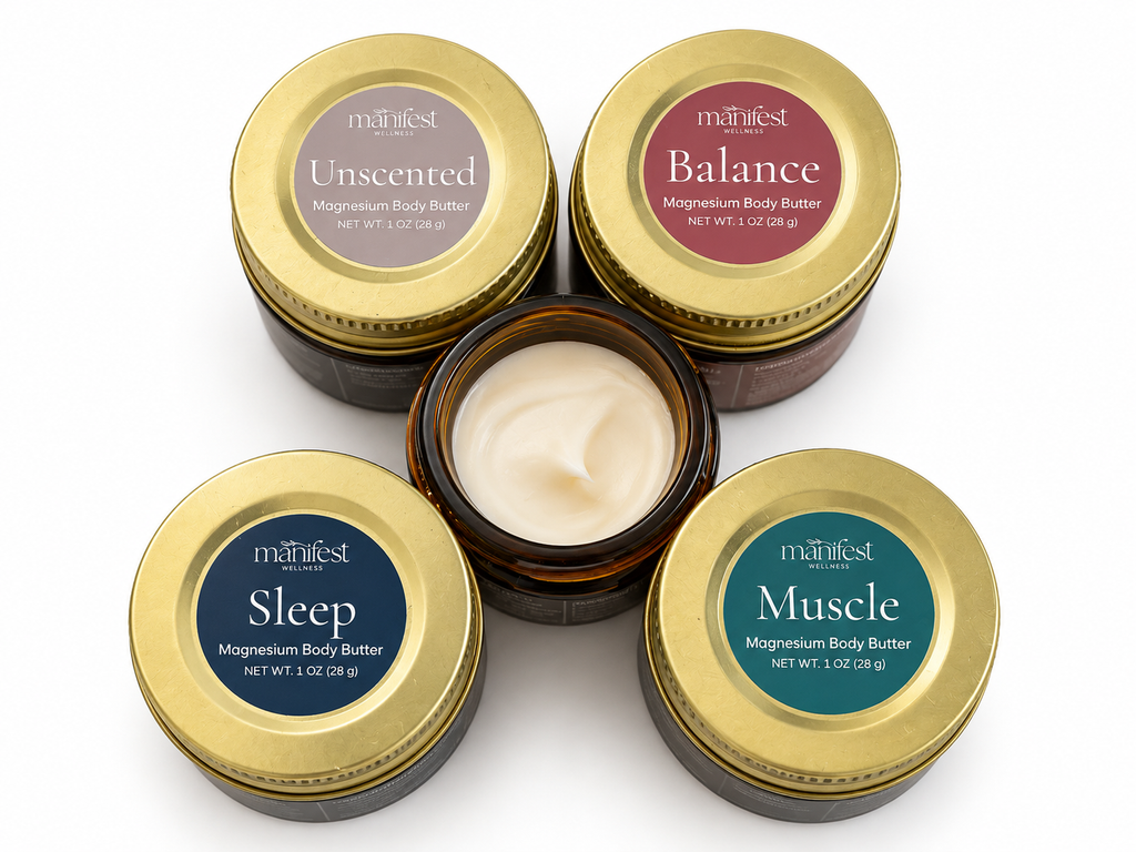 Magnesium Butter Discovery Gift Set | 5 Mini Butters