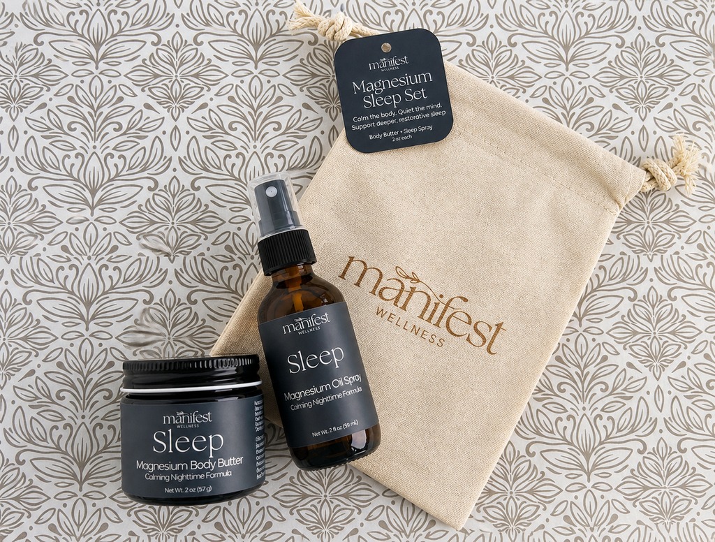 Magnesium Sleep Set with Magnesium Infused Body Butter & Oil