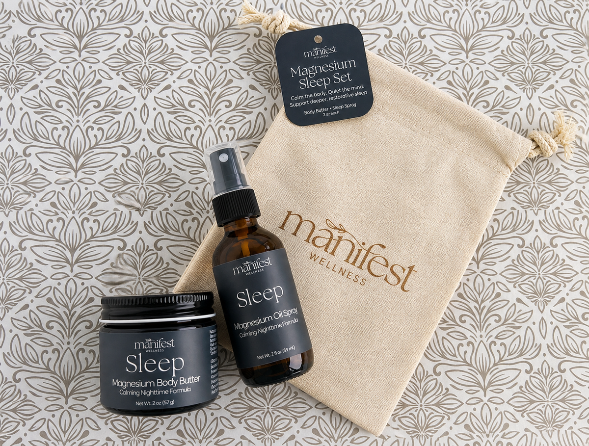 Magnesium Sleep Set with Magnesium Infused Body Butter & Oil