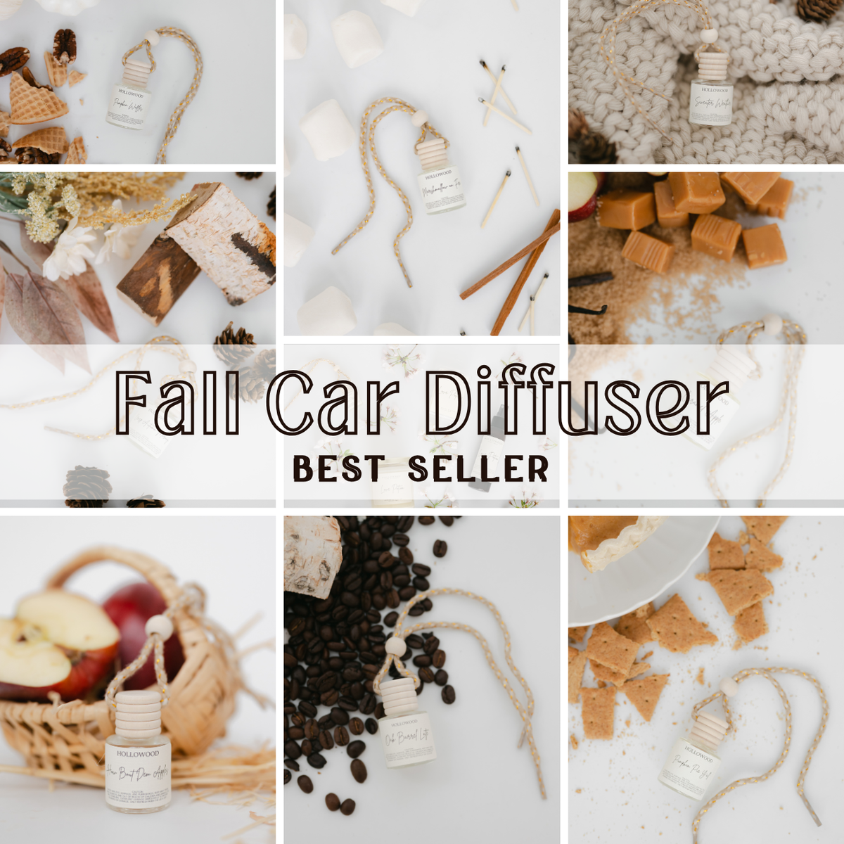 Oak Barrel Latte Car Diffuser