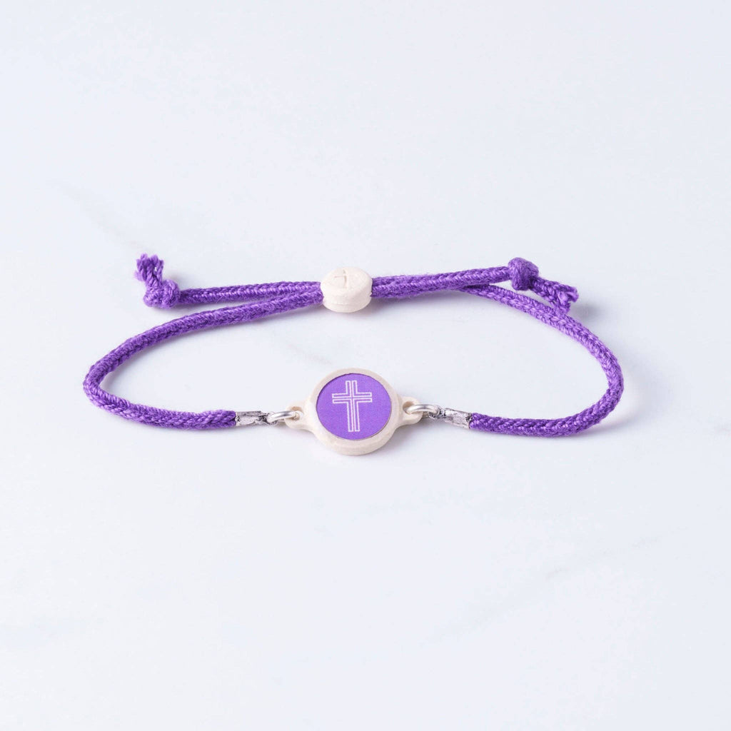 Tap To Pray® Survivor Series Bracelet: Onyx + Cross