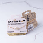 Tap To Pray® Survivor Series Bracelet: Coral + Cross