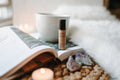 Relax Essential Oil Roller + Amethyst Crystals