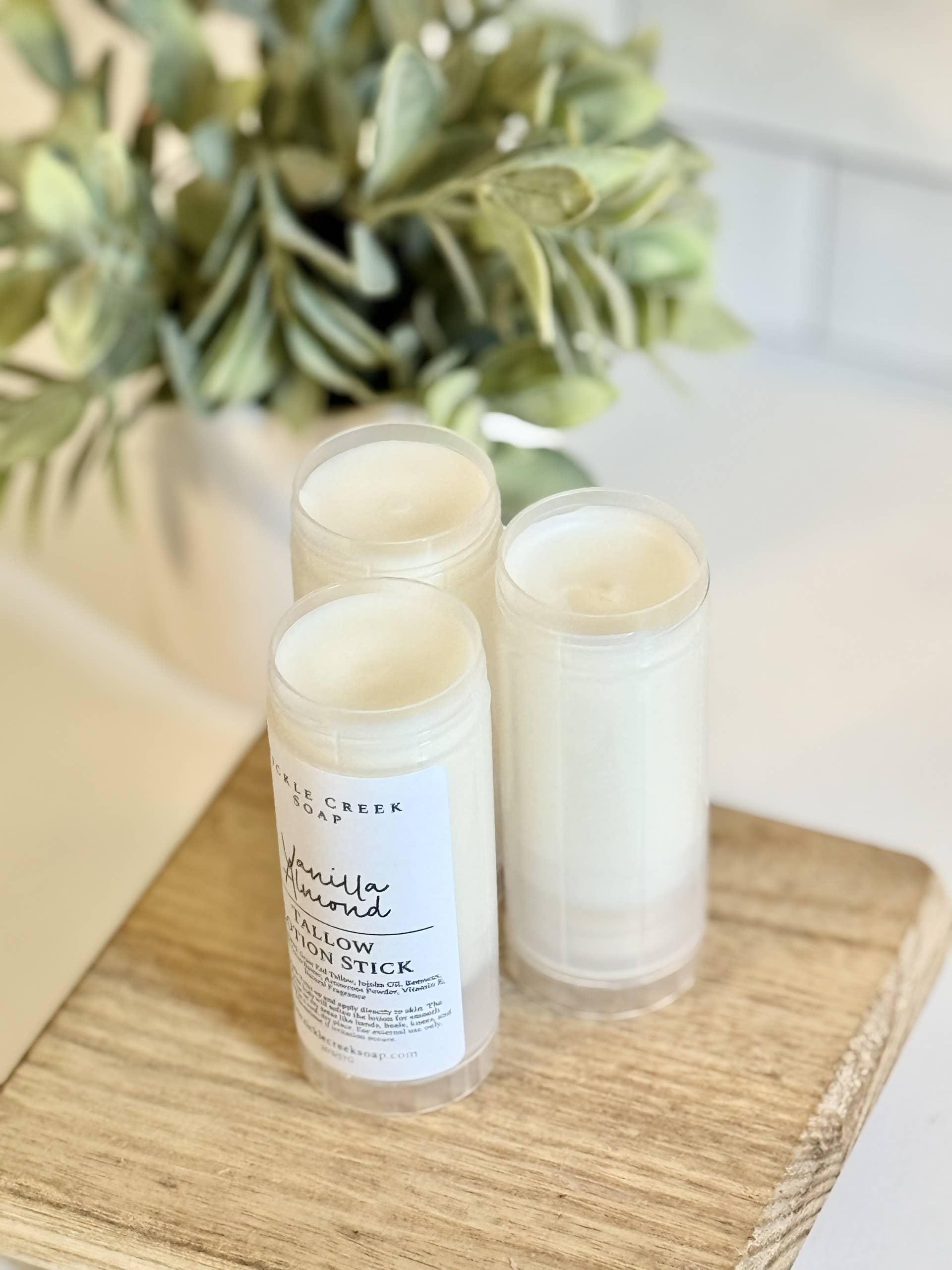 Tallow Lotion Stick Vanilla Almond