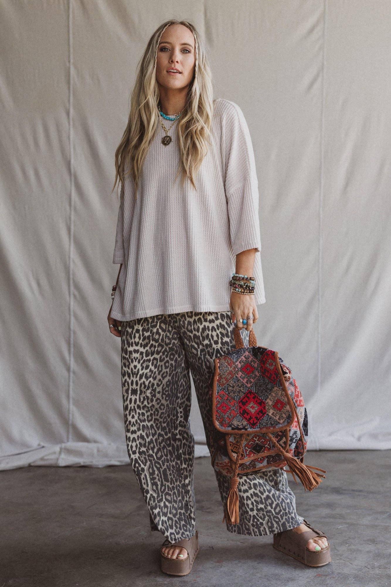 Airis Long Sleeve Top - Oatmeal