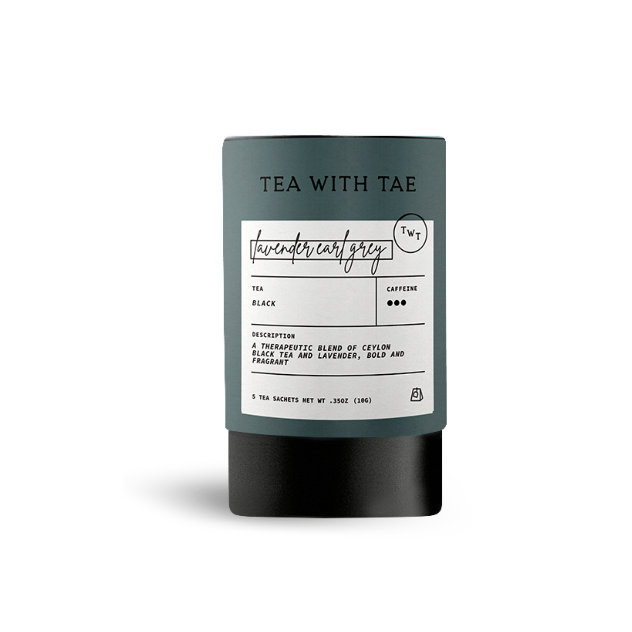 Lavender Earl Grey Black Tea Mini Tea Tube (5 tea bags)