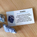 Sodalite - Crystal Info Card (50 pack)